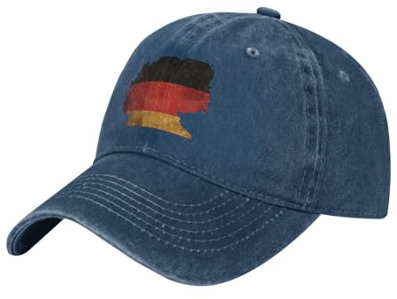 Damen Und Herren Basecap Unisex Baseball Kappe Outdoor Baseballkappe Mit Deutschland Flagge Sonnenmütze Aseboard Baseballkappen Verstellbar