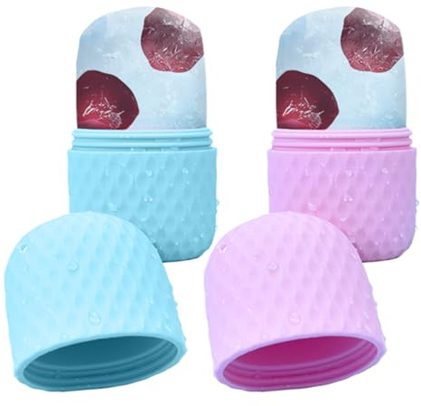 2 Pezzis Rullo Di Ghiaccio Facciale, Ice Roller, Ice Roller Viso, Rullo Di Ghiaccio Facciale, Riutilizzabile Ice Face Roller, Eye Ice Massage Bellezza Del Viso Cura Della Pelle Per Restringe I Pori