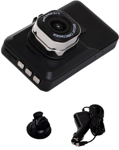 Telecamera da cruscotto 1080p per auto con schermo da 3 pollici grandangolare copertura a 170 ° visione notturna continua anteriore e posteriore Dashcam