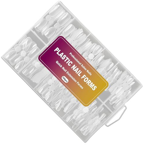 Moule À Ongles Formes Réutilisables Gel Design Manucure Artificielle | 120 Pièces De Moules Double Poly Extension Gel 12 Tailles pour Femme Débutant à Domicile et