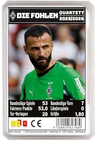 Gladbach Quartet 25/26 : 45 Minutes, 2 à 6 Joueurs