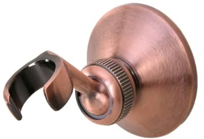 Retro Antique Red Copper Brass Bathroom Hand Held Mixer Shower Head Holder Bracket Wall Fixture Accessory ash064
