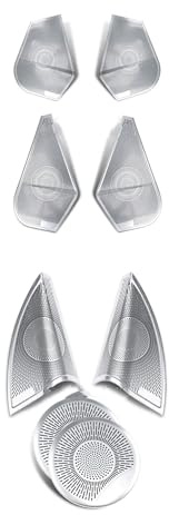 Bilinteriör För Benz För GLE ML Class W166 2012-2019 2018 Bildörrshögtalare Fönstertriangel Diskanthögtalare Kåpa Trim(8PCS)