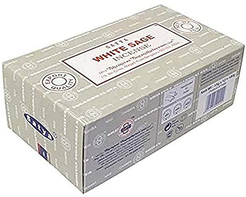Nag Champa Satya Räucherstäbchen, Weißsalbei, 12x15g