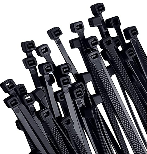 Zip Ties 15 inch (100 Pack), 80lbs Tensile Strength, Black Cable Ties, Zip Ties Heavy Duty ，Wire Ties for indoor and outdoor use