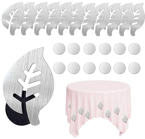 12 Stück Tischdeckenbeschwerer Magnetisch Für Draußen, Tischdeckengewichte Draussen Extra Schwer, Outdoor Tischdecke Beschwerer Gewichte, für Familie Draußen Party,Camping,Hochzeit,Garten,Picknick