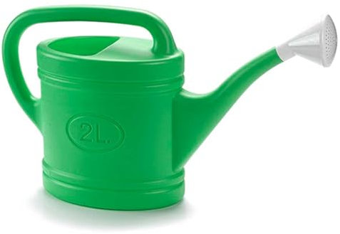 Tradineur - Regadera de plástico - Capacidad 2 litros - Utensilios de jardinería, riego, casa, balcón, terraza - Color Aleatorio