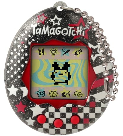 BANDAI Tamagotchi Virtuelles Haustier, Original Rock Glitter, Mehrfarbig 42984, elektronisches Spielzeug für Kinder ab 8 Jahren, kehren Sie Ihr bevorzugtes elektronisches Haustier mit Anderen Designs