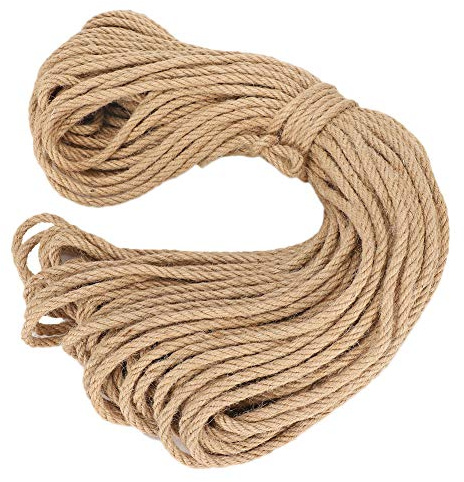 Corda in sisal 5000 x 0,6 cm Corda di canapa in sisal Corda di ricambio con spago spesso resistente per tiragraffi per gatti Tiragraffi per gatti