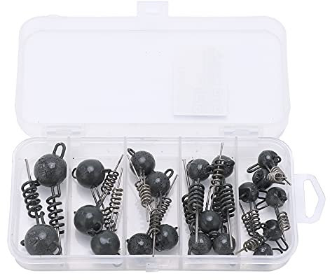 Cabezales de Pescado Ganchos, Cabezas de Plantilla con Cabezas Redondas de Plantillas Accesorios para Pesca para Pabellones de Agua Dulce