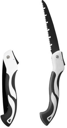 10 Inch Folding Saw with Hard Teeth Ergonomic Handles Extra Long Hand Saw Wood Cutting Saw Wood Woodworking Tools for Garden Plants Fruit Christmas Tree