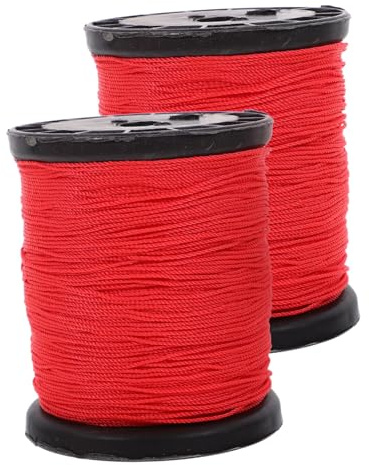 Cuerda de Nailon para Mampostería Roja, 2 Rollos, Trenzada