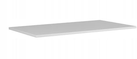 RODAN Waschtischplatte 80 cm Weiß Matt Laminierte Platte mit ABS-Kanten | Feuchtigkeitsbeständig, Ideal für Aufsatzwaschbecken, Modernes Design für Stilvolle Badezimmer