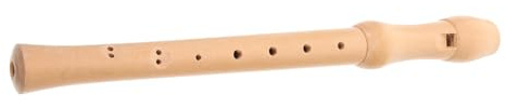 Sopranblockflöte 8 Loch Beige für Anfänger und Musikliebhaber | Musikunterricht und Übungsstunden Präziser Klang Unterstützt Handflexibilität und Schnelles Erlernen