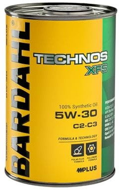 Bardahl - TECHNOS XFS C2 C3 5W-30 - Olio Motore per Auto, Lubrificante per Motori Benzina e Diesel di Ultima Generazione, Alta Efficienza Energetica da Prestazioni Elevate e Basse Emissioni, 1 L