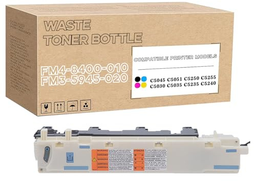 FM4-8400-010 FM3-5945-020 Waste Toner Bottle Compatible for Canon C5045 C5051 C5250 C5255 C5030 C5035 C5235 C5240 Printer, High Yield 20,000 Pages 1Pack