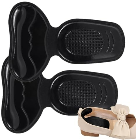 Taloneras para zapatos de mujer, taloneras | Código reducido | Antideslizante 2 en 1 Almohadilla para el talón Cojín para el talón, de silicona, para la parte posterior del, aju