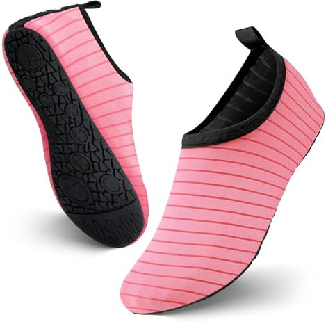 JOTO vattenskor för kvinnor män barn, unisex badskor, strandskor, snabbtorkande badskor, simskor, surfskor, barfotaskor