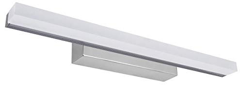 Long Life Lamp Company 9w LED Bathroom Mirror Light Cool White 6500k Shaving Wall Light Chrome ML06
