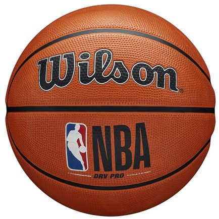 Wilson Basketball, NBA DRV Pro Model, utomhus, tackskin gummi, storlek: 6, brun