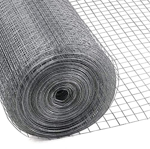 40-Zoll-Hardware-Tuch 60 Fuß 1/4 Mesh Galvanisierter Schweißdraht 23 Gauge Metallrolle Gemüsegarten Kaninchen Schlangenzaun für Critters Cage Window ( Color : 3CM HOLE X 1MM THICK , Size : 1x18m )