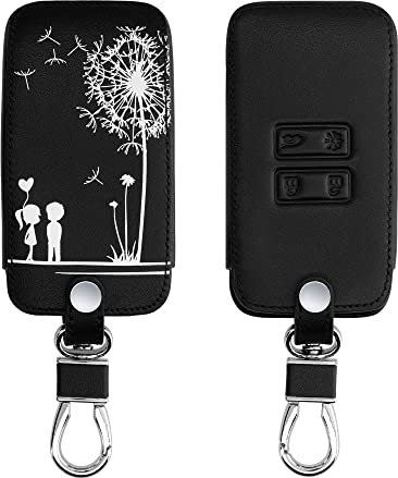 kwmobile Custodia Compatibile con Renault con 4 tasti Smart Key (solo Keyless Go) - Cover Chiavi Auto Protezione Copri Telecomando - Copri Chiave Copertura Amore