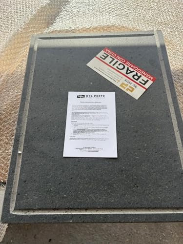 PIETRA LAVICA OLLARE LAVA SAPONARIA per BARBECUE BBQ 2cm TUTTE LE MISURE 2 cm (70 x 40 cm 02)