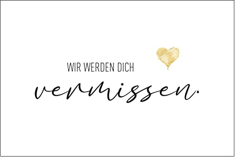 Merz Designkarten 1 edle Abschiedskarte Klappkarte Abschied Kollegin Kollege 10,5x14,8cm edles Premiumpapier, inkl.1 Naturumschlag, Mutterschutz Pension Ruhestand Rente Verabschiedung Jobwechsel