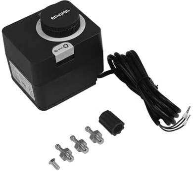 ENVIRON- Stellmotor END05 | Stellantrieb für 3 Wege Mischer oder 4 Wege Mischer | 230 V | 120 s | mit Anbausatz | Mischermotor Heizungsmischer fußbodenheizung Heizung