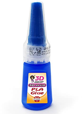 3DPLady | PLAGlue - 3D Drucker Kunstoff Sekundenkleber (SuperGlue) für das kleben von Bauteilen aus PLA,ABS,PETG,TPU schnell aushärtend