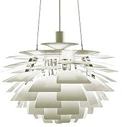 Kreativer Mode-tannenzapfen-Kronleuchter,Moderner Minimalistischer Kronleuchter,Wohnzimmerlampe,Studie Lampe,Bar Lampe,Schlafzimmer Kronleuchter-Weiß. 60 * 58cm
