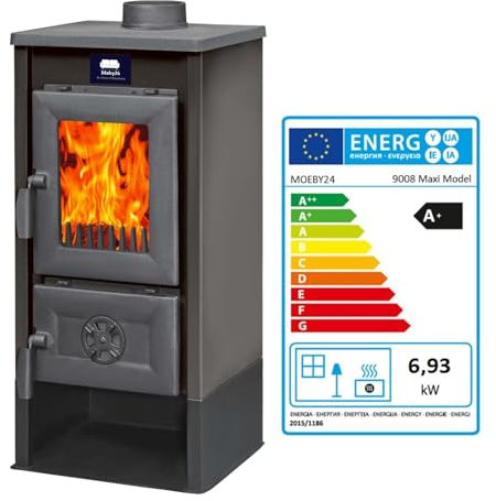 Kamin Ofen Kaminofen Rauchrohr 6,7KW BimSchV 1-2 EEK A Kamin Ofen Kaminofen Rauchrohr 6,93KW BimSchV 1-2 EEK A