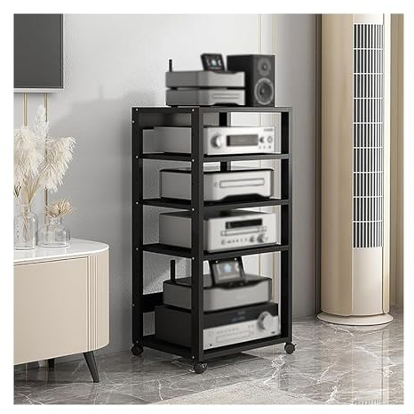 mueble equipo hifi Soporte For Equipos De Sonido Estéreo De 4, 5, 6 Y 7 Niveles, Torre De Vídeo For Cocina, Cine En Casa, Oficina, Unidad De Almacenamiento For Tocadiscos, Consola De Juegos, Estante C