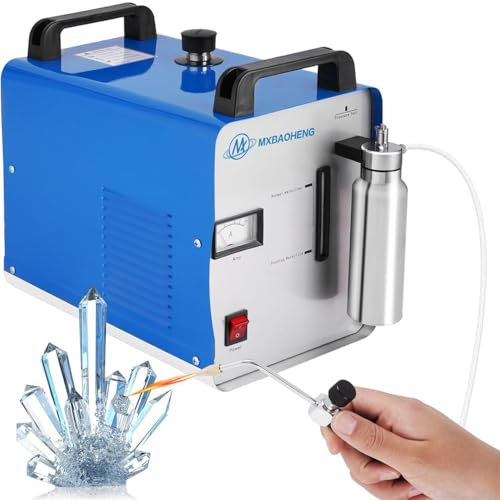 450W/600W/800W Acrylic Flame Polisher, Flame Polishing Machine with Flame Guns and Nozzles - Oxygen Hydrogen Generator Water Welder for DIY Acrylic,75L/H