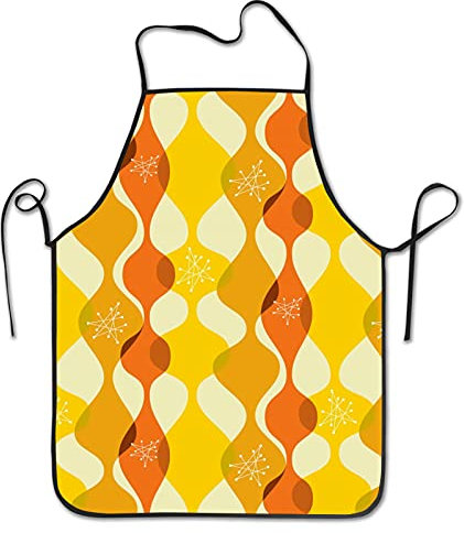Personalisiert Latzschürze Century Modern Baubl Malschürze Verstellbare Grillschürze Unisex Grillschürzen Für Café Köche