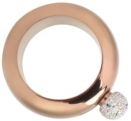TIKATARER Flasques pour Alcool pour Femme, Bracelet Portable, Flacon de Hanche, Bracelet en Acier Inoxydable, Pichet à Alcool, Bracelet de Poignet, Flacon de Hanche, Entonnoir, pour