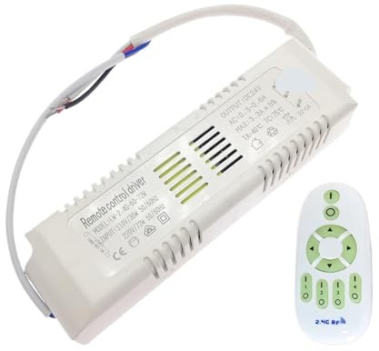 1 pz Driver remoto 24V Alimentatore 2.4G for striscia LED bicolore 24V Dimmer Cambio colore Ingresso 220V Uscita 24V CA 110V con telecomando CA 220V con telecomando (150W CA 110V con telecomando)(60-7