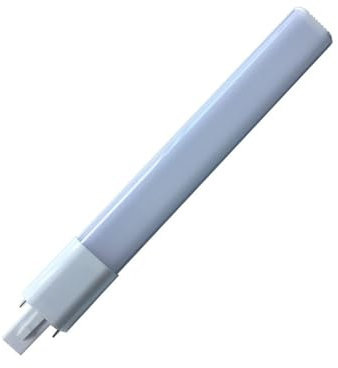 JCKJWL Bombilla LED G23 de 6 W, tipo maíz, 2835, sin parpadeo, GX23, horizontal, PL, tubo de barra, 3000-6000 K Iluminación de áreas grandes(Warm white 3000K,6W GX23)