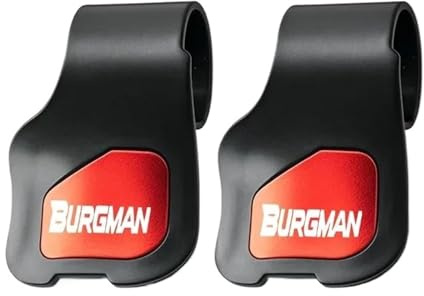HUAWAMOTO Clip De Aceleración De Arranque Rápido para Manillares, Asistente De Aceleración, Ahorro De Esfuerzo para Suzuki Burgman 650 400 125 200 250 AN650 AN400 AN125(1Pair Red)
