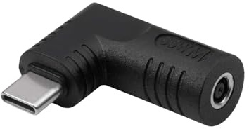AKYGA Charging Plug for Notebook Power Adapter AK-ND-D13 65W 4.5 x 3.0 mm + pin/USB-C Black