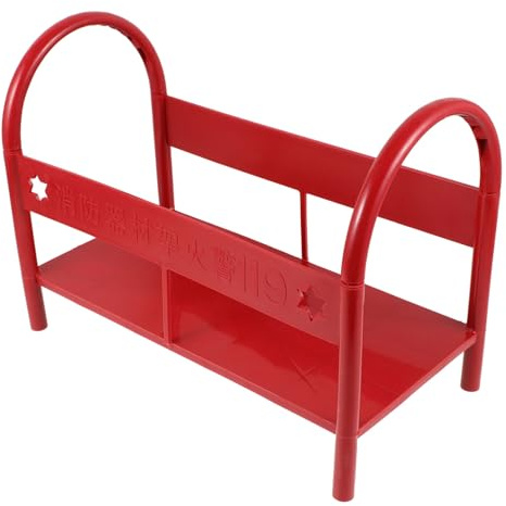 POPETPOP Supporto per Estintore in Plastica Antiribaltamento, Base Compatta Portatile per Estintori 3-5 Kg, Staffa di Montaggio Sicura per Casa e Ufficio