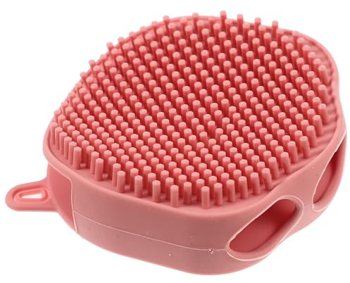 ARTSEWPLY Brosse Bain Silicone Double Face Exfoliante et Massante Brosse Ergonomique pour Corps et Chevelu Manche Facile à Tenir Nettoyage Doux