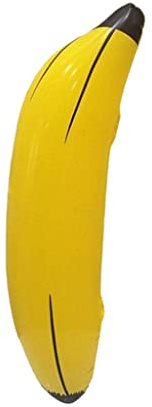 Jiangbered Aufblasbare Banane Dekoration Kinder Pool Nudel Wasser Spielzeug Langlebig Aus PVC für Schwimmpartys Sommeraktivitäten Festtage, 60cm