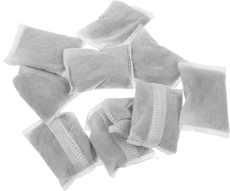 10 Sacchetti Carbone Attivo Bambù Assorbiodori Naturale per Casa Auto | Elimina Odori Sgradevoli, Purificazione Aria, Composizione Naturale, Design Riutilizzabile, Assorbimento Rapido