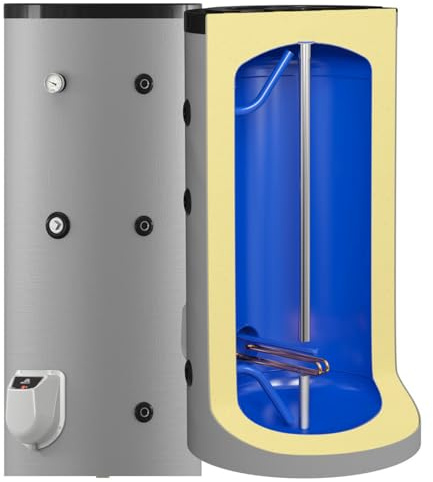 Elektrospeicher, Standspeicher, Warmwasserspeicher leistungsstarker Boiler mit 3-9 kW Heizleistung und Zirkulationsanschluß in der Größe 300 L Liter