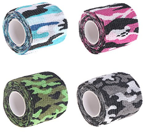 Tatuaje autoadhesivo no tejido elástico deportivo Vendaje Grip Tubo Wrap 4