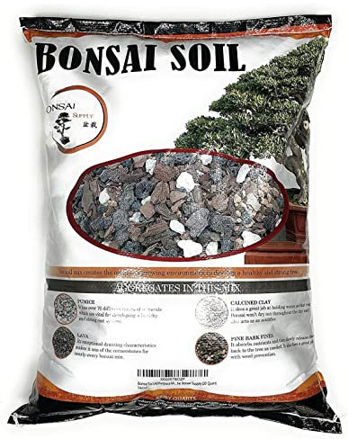 The Bonsai Supply – 20 qts – Mélange professionnel de sol pour bonsaï | Prêt à l'emploi | Idéal pour toutes les variétés de bonsaï.