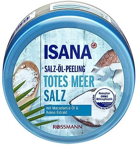Salz-Öl-Peeling - Körperpeeling - mit Totes Meer Salz, Macadamia-Öl & Kokos-Extrakt - Für ein superweiches und zartes Hautgefühl -300 g