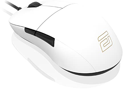 Endgame Gear XM1r Gaming-Maus – Optischer PixArt PAW3370 Sensor – 50 bis 19.000 CPI – 5 Tasten – Kailh GM 8.0 Switches – 80 Millionen Klicks – USB – ergonomisch – 70 g Gewicht – Weiß