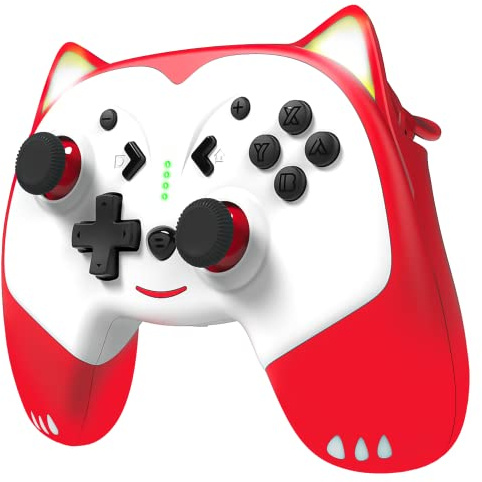 Spirit Of Gamer - MIA - Wireless Switch Controller Bluetooh - Nintendo Gamepad for Kids - 3 Programmable Buttons - Motion and Vibration Control Included - Switch/Lite/Oled/PC Compatible